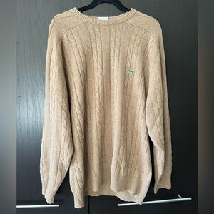 Lacoste Cashmere Cable Knit Sweater